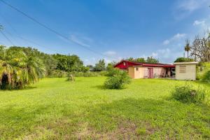 ブラウンズビルにあるSingle-Story Brownsville Home about 2 Mi to Airport!の緑の野原の真ん中にある家