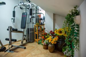 Fitnesscenter och/eller fitnessfaciliteter på Pri Ani Guest House