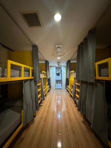 Posezení v ubytování Easy Hostel