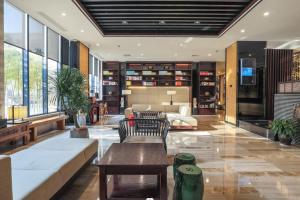 杭州东站汇和君亭酒店 - 免费自助洗衣的休息区