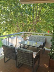 A balcony or terrace at Hotel Cormorano