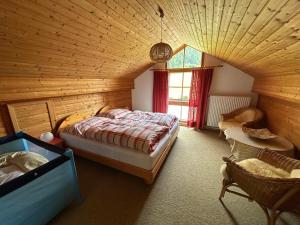 Posteľ alebo postele v izbe v ubytovaní Ferienhaus Stiglitzweg
