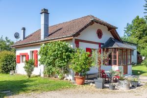 Zahrada ubytování Gîte Domaine des Iris