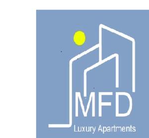 Et logo, certifikat, skilt eller en pris der bliver vist frem på Deluxe Σουίτα δίπλα στη Θάλασσα MFD LUXURY APARTMENTS