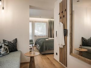 אזור ישיבה ב-Hotel Pension Alpengruß