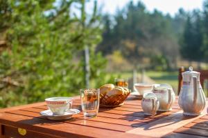 Příslušenství pro přípravu čaje a kávy v ubytování Holiday Home Tisa