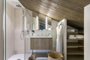 Koupelna v ubytování Chalet Clara Megeve