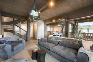 Posezení v ubytování Chalet Clara Megeve