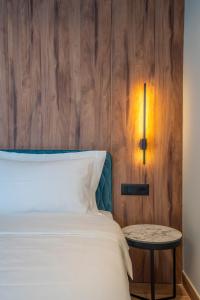 Ліжко або ліжка в номері Hotel Mozart