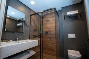 Ванна кімната в Hotel Mozart