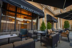 Зона вітальні в Hotel Mozart