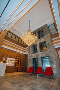 Зона вітальні в Hotel Mozart
