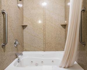 a bath tub in a bathroom with a shower at Comfort Suites Simpsonville - Greenville in Simpsonville +40 photos