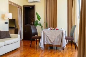 Posezení v ubytování Garden Hotel