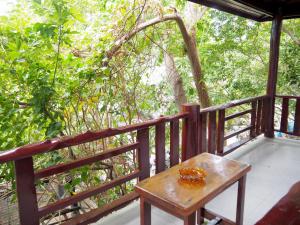 Balkón nebo terasa v ubytování High Bar Koh Tao