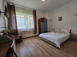 Postel nebo postele na pokoji v ubytování Vila Eliade