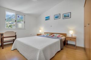 Posteľ alebo postele v izbe v ubytovaní Apartman KLARA 2