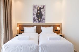 Krevet ili kreveti u jedinici u okviru objekta Hotel El Toro Tanger