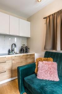 Kuchyň nebo kuchyňský kout v ubytování Aparthome Tatra