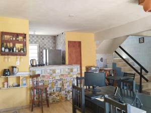 Χώρος καθιστικού στο SeoMarujo Hostel rent a room Morro Branco