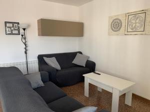 Χώρος καθιστικού στο Amplio ático con terraza y vistas