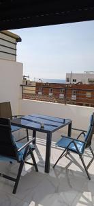 Balkón nebo terasa v ubytování Mehdia Beach