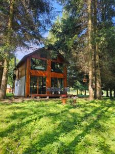 Vonkajšia záhrada v ubytovaní Nad Potokiem z Alpakami