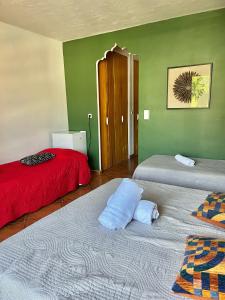 Letto o letti in una camera di Hotel De La Gare