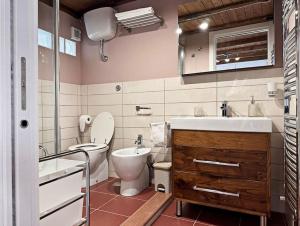 Koupelna v ubytování Loft Naevio