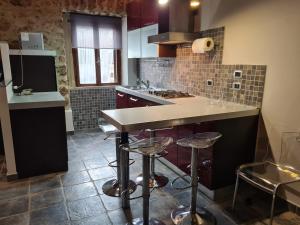 Kuchyň nebo kuchyňský kout v ubytování Loft Naevio