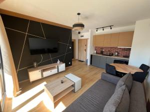 Μια τηλεόραση ή/και κέντρο ψυχαγωγίας στο Apartament MARIA