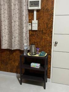 Η κουζίνα ή μικρή κουζίνα στο ไร่ณัฐลิษา โฮมสเตย์