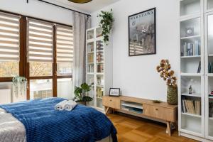 Posteľ alebo postele v izbe v ubytovaní Peanut Premium Apartment Ochota