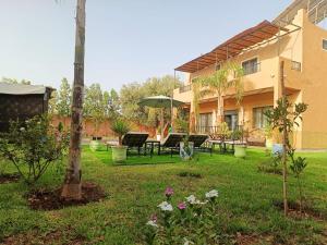 Zahrada ubytování Villa khaddouj Marrakech