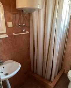 Koupelna v ubytování Apartman Helena