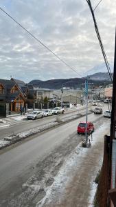 En generel udsigt til bjerge eller udsigt til bjerge taget fra lejligheden