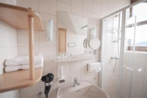Koupelna v ubytování Gästehaus Maurer/Bader