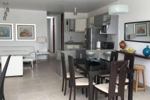 Kuchyň nebo kuchyňský kout v ubytování Casa Isla Galapagos Pucusana