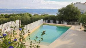 Bazén v ubytování Seaview Villa Anita with Two Apartments and private Pool nebo v jeho okolí