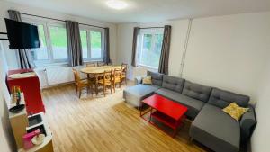 Posezení v ubytování Orličky Apartments