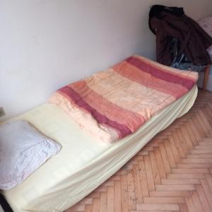 Postel nebo postele na pokoji v ubytování flat 18 minutes from Vaclavske namesti