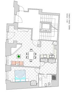 Půdorys ubytování Residenza Alba - Molveno