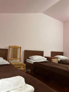 Rúm í herbergi á Nectar hotel
