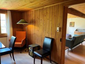 Posezení v ubytování Chalet ALPEN LOTUS