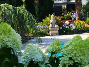 Zahrada ubytování Les Hortensias
