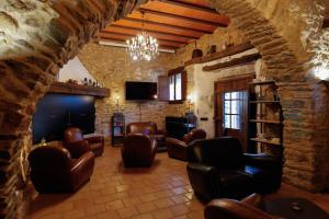 Posezení v ubytování Hotel Mas la Ferreria