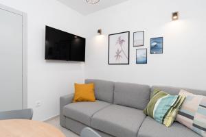TV a/nebo společenská místnost v ubytování Mobile home Flora 2