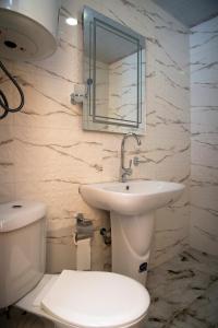 Koupelna v ubytování Gordela Hotel