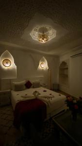 Letto o letti in una camera di Riad Makech