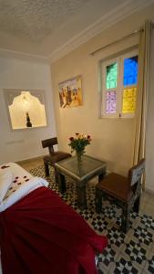 Letto o letti in una camera di Riad Makech